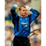 Former Newcastle Star Shay Given Signed 10x8 inch Colour Newcastle Utd FC Photo. Good condition. All