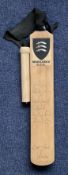 Multi Signed Middlesex CCC Small Cricket Bat. Signatures include Phil Tufnell, Angus Fraser, Mike