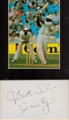 Cricket Clive Lloyd 10x8 overall mounted signature piece includes signed album page and unsigned