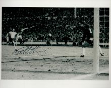 England 1966 Hero Geoff Hurst Signed 10x8 inch Black and White Photo. Good condition. All autographs