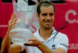 Tennis Richard Gasquet signed 12x8 colour photo. Good condition. All autographs come with a