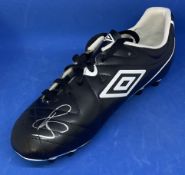 Football Paul Scholes signed Black Umbro Football Boot. Good condition. All autographs come with a