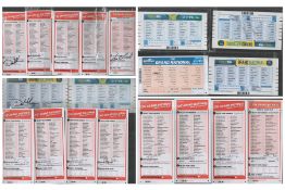 Jockey Signed collection of 39 Signed betting Slips. Signatures to include Tom George, John