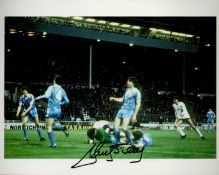 Former Spurs Star Ricky Villa Signed 10x8 inch Colour Spurs FC Photo. Good condition. All autographs