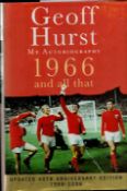 Geoff Hurst signed hardback book titled My Autobiography 1966 and All That signature on the inside
