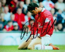 Cristiano Ronaldo Signed 10x8 inch Colour Manchester United Photo. Good condition. All autographs