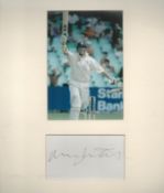 Marcus Trescothick 10x12 overall size mounted signature piece. Good condition. All autographs come