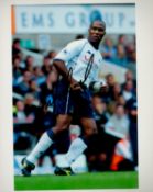 Former Spurs Star Les Ferdinand Signed 10x8 inch Colour Spurs FC Photo. Good condition. All