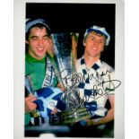 Former Spurs Star Graham Roberts Signed 10x8 inch Colour Spurs FC Photo. Good condition. All