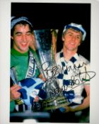 Former Spurs Star Graham Roberts Signed 10x8 inch Colour Spurs FC Photo. Good condition. All
