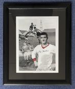 Football Bill Foulkes Signed Colourised Montage Photo, Framed to an overall size of 23 x 19