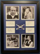 Scottish Sporting Legends Archie Gemmill, Gavin Hastings, Ken Buchanan and Stephen Hendry Signed