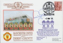 Football David May signed Manchester United v Derby County Premiership Champions Again Official