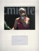 Johanna Konta 16x12 overall size mounted signature piece. Good condition. All autographs come with a
