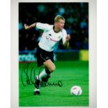 Former Spurs Star Steffen Iversen Signed 10x8 inch Colour Spurs FC Photo. Good condition. All