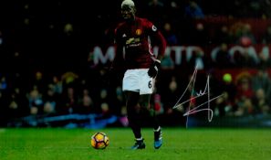 Paul Pogba signed Manchester United 12x8 colour photo. Paul Labile Pogba (born 15 March 1993) is a