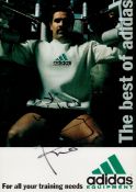 Athletics Daley Thompson signed 8x6 Adidas Equipment colour promo photo. Good condition. All