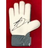 Crystal Palace Goalkeeper Jack Butland Signed Unworn Nike Goalkeeping Glove. Signed in black ink