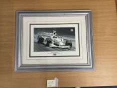 F1 Johnny Herbert Signed 12x8 Colour Print Showing Herbert in 1999 at Nurburgring. Signed in black