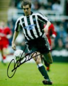 Former Newcastle Star Johnathan Woodgate Signed 10x8 inch Colour Newcastle Utd FC Photo. Good