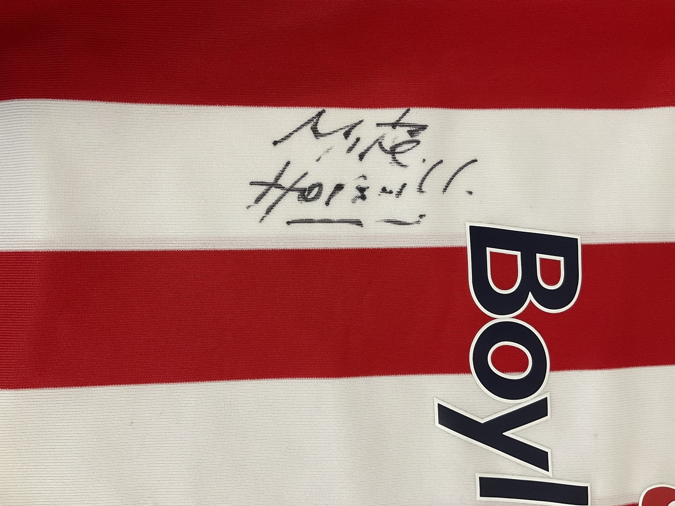 Former Sunderland Player Micky Horswill Signed Sunderland Home Replica Jersey. Signed in black - Image 2 of 3