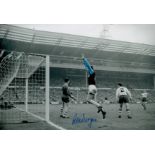 Former West Ham Star Ronnie Boyce Signed 12x8 inch Colourised Photo. Good condition. All
