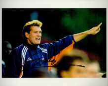 Former Spurs Star Glenn Hoddle Signed 10x8 inch Colour Spurs FC Photo. Good condition. All