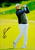 Golf Eddie Pepperell signed 12x8 colour photo. Good condition. All autographs come with a