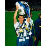 Former Spurs Star Gary Lineker Signed 10x8 inch Colour Spurs FC Photo. Good condition. All