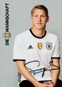 Football Bastian Schweinsteiger signed 6x4 colour promo photo. Good condition. All autographs come