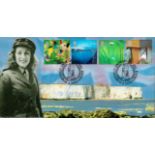 Vera Lynn signed We Shall Remember FDC. 6/6/2000 Whitehall postmark. All autographs come with a