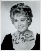 Joan Blondell signed 10x8 black and white photo dedicated. All autographs come with a Certificate of