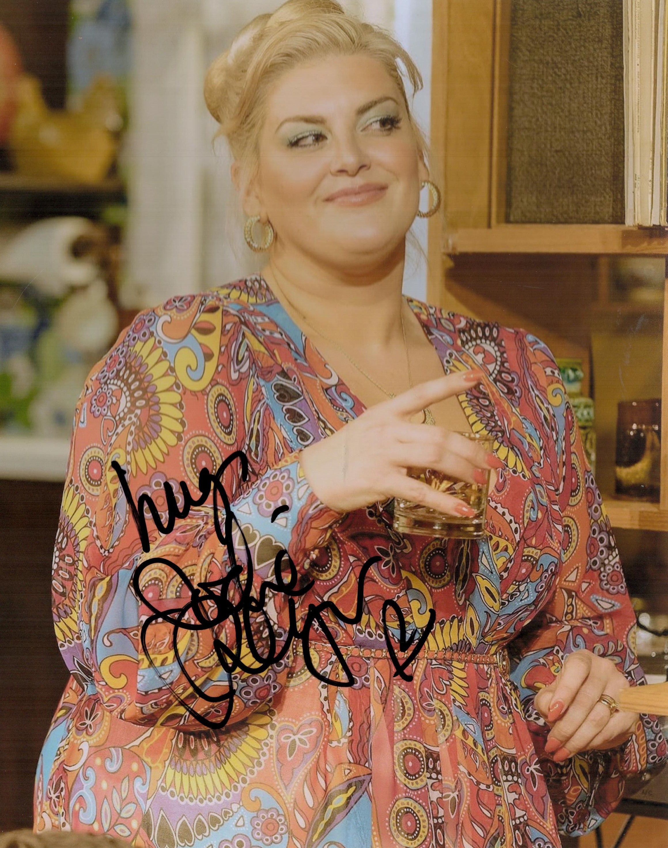 Jodie Prenger signed 10x8 colour photo. Prenger (born 12 June 1979) is an English actress and