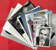 TV and Film Collection of 10 Vintage Signed Photos approx size 8 x 5, Includes Frank Muir,