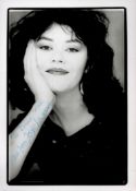 Josie Lawrence signed 7x5 black and white photo dedicated. All autographs come with a Certificate of