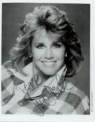 Jane Fonda signed 10x8 black and white photo. Fonda is an American actress, activist, and former