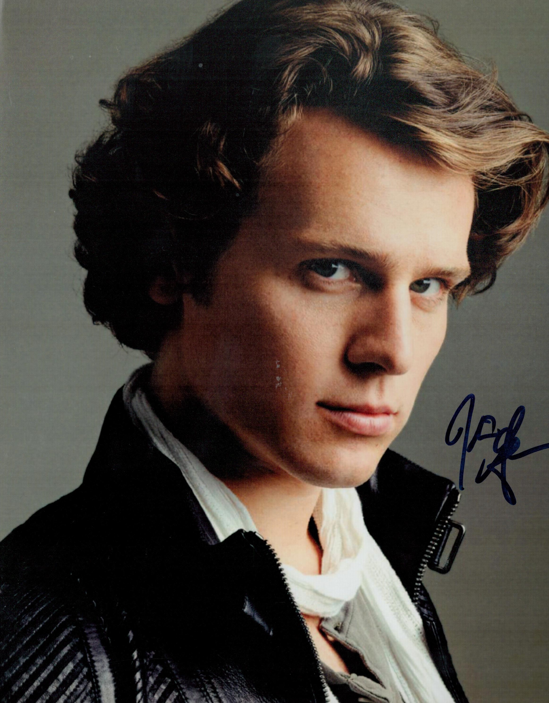 Jonathan Groff signed 10x8 colour photo. Groff is an American actor and singer. He began his