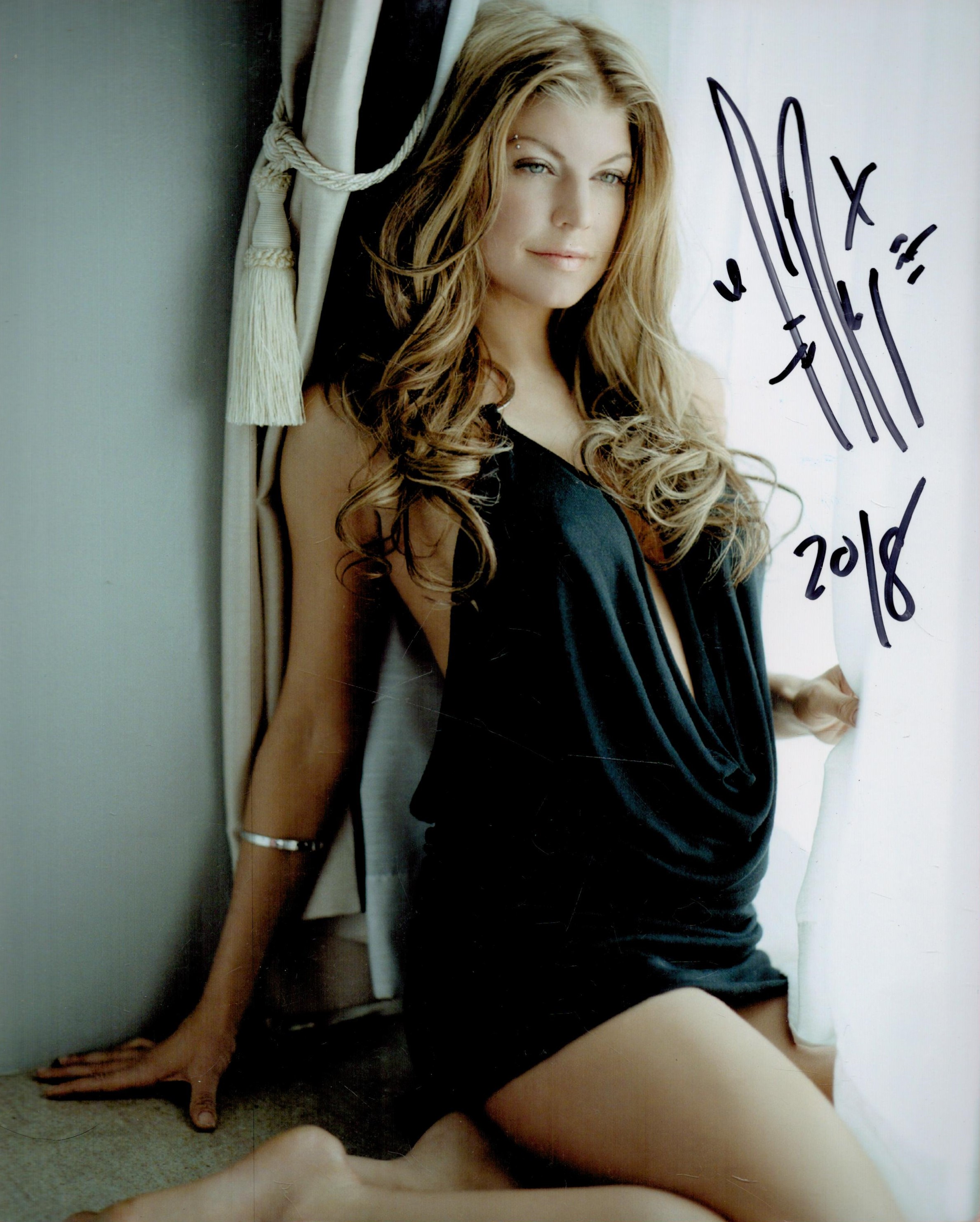 Stacy Ferguson (Fergie) signed 10x8 colour photo. All autographs come with a Certificate of