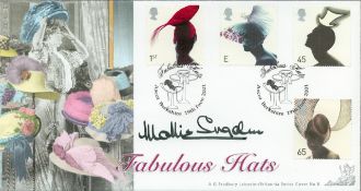 Mollie Sugden signed Fabulous Hats FDC. 19/6/2001 Ascot postmark. All autographs come with a