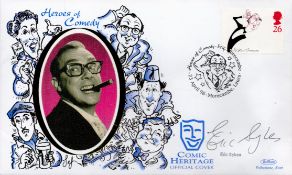 Eric Sykes Signed Comic Heritage Official FDC With British Stamp and 23 April 1998 Postmark. Good