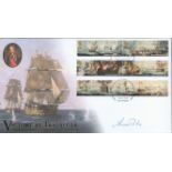 Anna Tribe signed Victory at Trafalgar FDC. 18/10/05 Chatham postmark. All autographs come with a