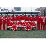 Football Autographed Graham Pryce 12 X 8 Photo - Col, Depicting A Superb Image Showing The Welsh