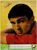 Gene Pitney (1940-2006) Singer Signed Vintage 1965 Picture. All autographs come with a Certificate