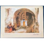 Sir William Russell Flint R. A. Print titled The Unexplored City. All autographs come with a