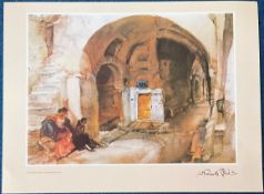 Sir William Russell Flint R. A. Print titled The Unexplored City. All autographs come with a