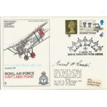 Grant M. Donald signed RF Hartland Point International Air Day 7th Aug 1971 FDC. Flown in Hunter