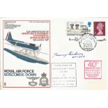 Tammy Simpson DFC DFM signed RAF Boscombe Down FDC 50th Anniversary of Aeroplane and Armament