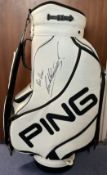 Lee Westwood signed Tournament used Ping Tour golf bag personally used by the Ryder cup legend and