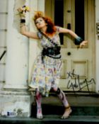 Cyndi Lauper signed 10x8 colour photo. All autographs come with a Certificate of Authenticity. We