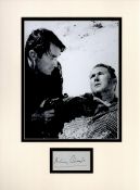 Anthony Quayle 16x12 overall mounted signature piece includes signed album page and black, white